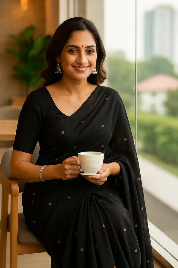 Black_Cotton_Silk_Hand_Woven_Gini_Work_All_Over_Handloom_Saree_Without_Blouse_For_Women