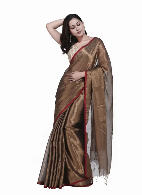 Golden_Handloom_Glossy_Tissue_Saree_With_Soft,_Lightweight_&_Lustrous_Finish_Perfect_For_Weddings,_Traditional_Elegance_Artisanal_Weaving_Masterpiece_For_Women