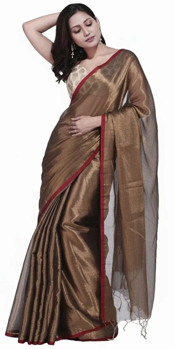 Golden_Handloom_Glossy_Tissue_Saree_With_Soft,_Lightweight_&_Lustrous_Finish_Perfect_For_Weddings,_Traditional_Elegance_Artisanal_Weaving_Masterpiece_For_Women