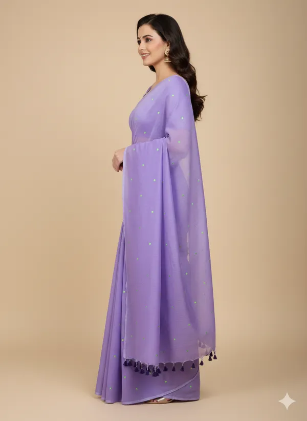 Light_Purple_Cotton_Silk_Hand_Printed_Handloom_Saree_Without_Blouse_For_Women