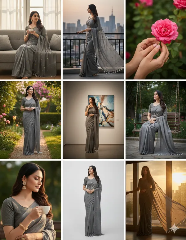 Grey_Cotton_Silk_Hand_Zari_Work_All_Over_Handloom_Saree_Without_Unstitched_Blouse_For_Women