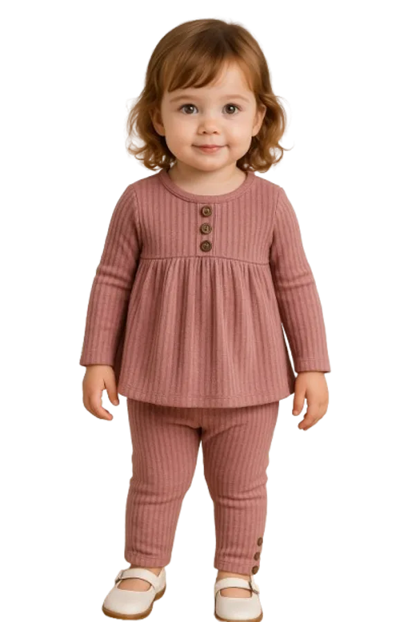Pink_Ramiaaz_Solid_Cotton_Blend_Style_Top_And_Pant_Set_For_Girls