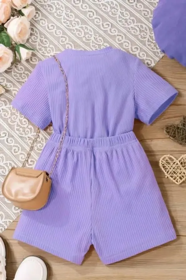 Purple_Ramiaaz_Solid_Cotton_Blend_Style_Top_And_Shorts_Set_For_Girls