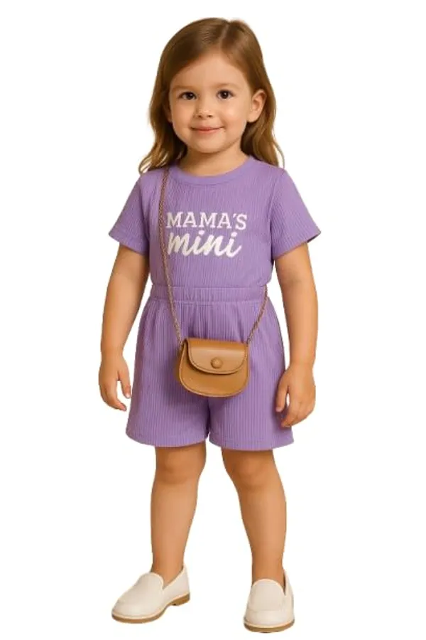 Purple_Ramiaaz_Solid_Cotton_Blend_Style_Top_And_Shorts_Set_For_Girls