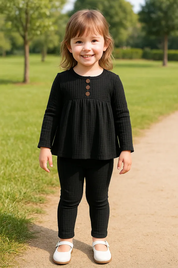 Black_Ramiaaz_Solid_Cotton_Blend_Style_Top_And_Pant_Set_For_Girls