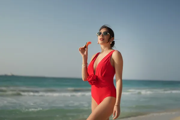 Red_Rouge_Radiance_Beachwear_Set_|_Deep_V_Monokini_&_Flared_Coverup_Skirt