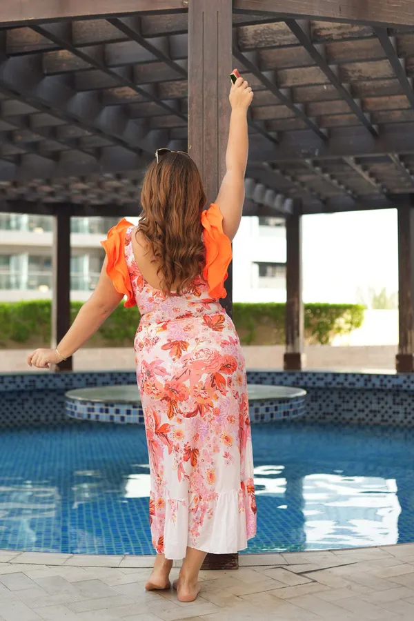 Orange_&_White_Flying_Edge_2_Piece_Swimsuit_Set_|_Monokini_&_Matching_Wrap_Skirt