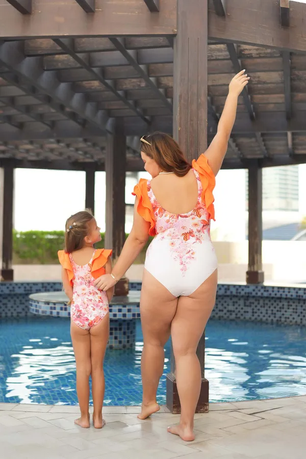 Orange_&_White_Flying_Edge_Kid_Swimsuit_Beach_Wear
