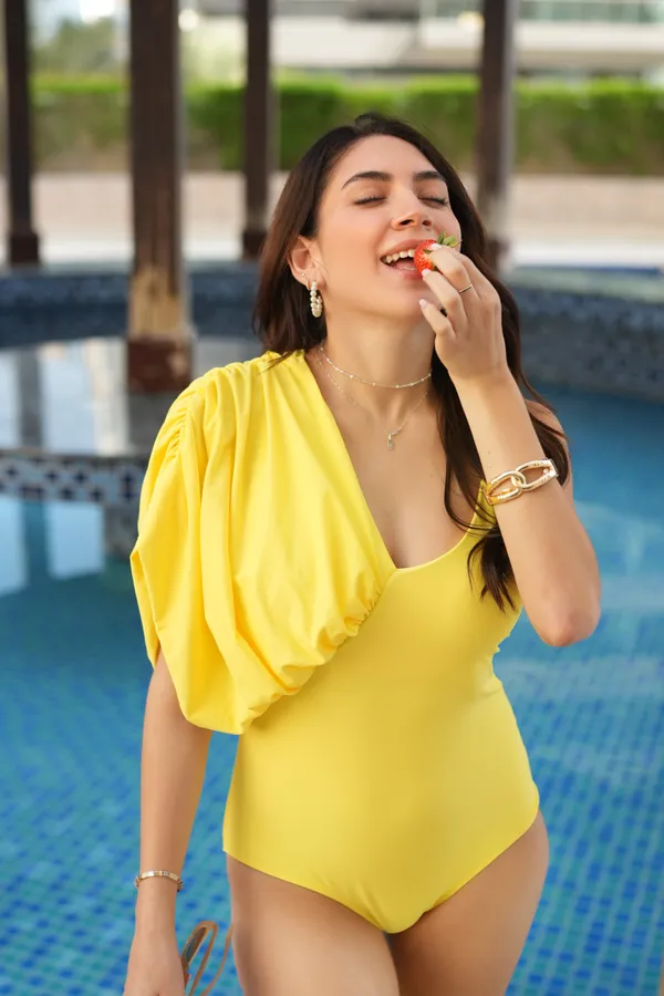 Yellow_Amber_Whisper_2-Piece_Swimwear_Set_Monokini_With_Cover-Up_Skirt_|_Modest_Beachwear_Uae