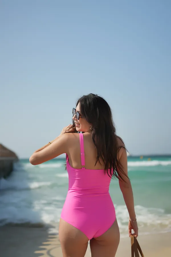 Pink_Ocean_Jewel_2-Piece_Swimsuit_Set_|_Bikini_Top_&_High-Waisted_Bottom_|_Floral_Cutouts
