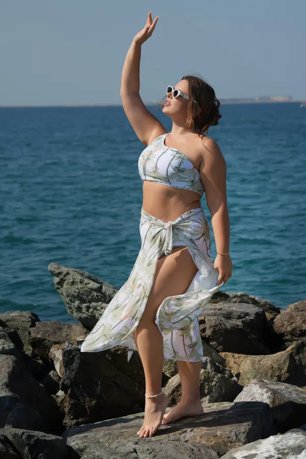 Blue_Tropical_Bliss_Plus_Size_3-Piece_Bikini_Set_One-Shoulder_Top_&_Skirt_|_Uae_Swimwear