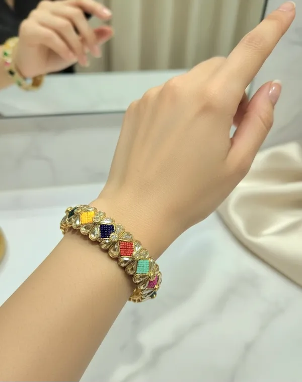 Multicolor_Premium_Quality_Divya_Kada_(Set_Of_2)_For_Women