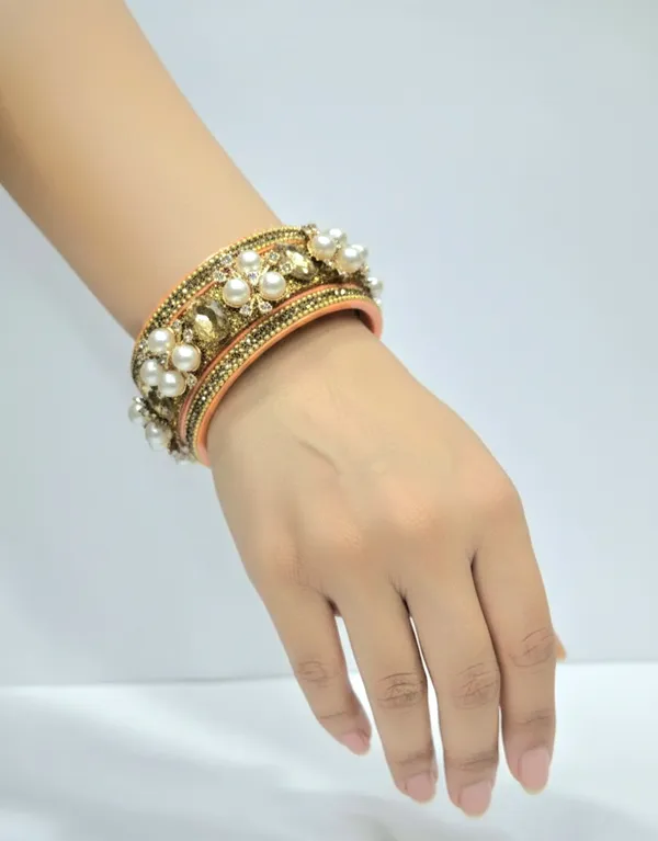 Golden_Premium_Quality_Muskan_Kada_(Set_Of_6)_For_Women
