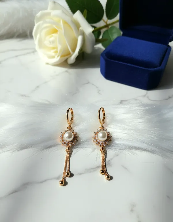 Rose_Gold_American_Diamond_Sparkfrost_Earrings_For_Women