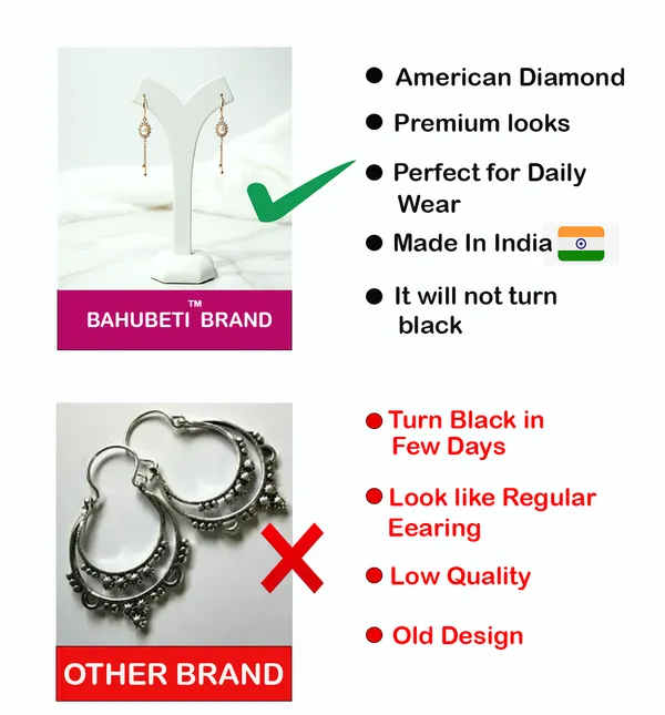 Rose_Gold_American_Diamond_Sparkfrost_Earrings_For_Women