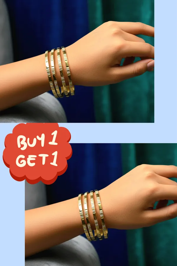Buy_1_Get_1_Free_Golden_Premium_Quality_Maya_Bangles_(Set_Of_4)_For_Women