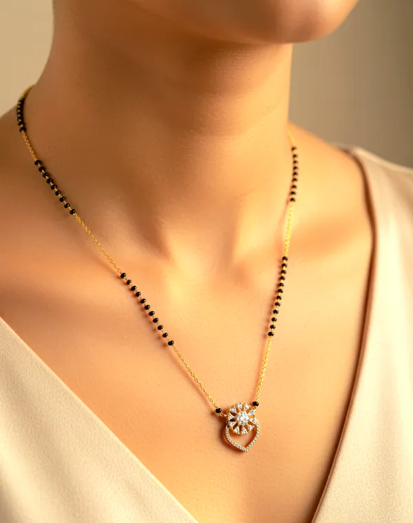 Golden_High_Quality_Dimple_Mangalsutra_For_Women