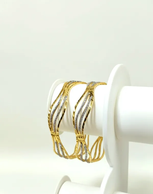 Golden_Premium_Quality_Reena_Bangles_(Set_Of_2)_For_Women