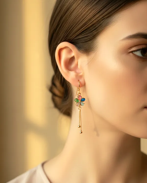 Rose_Gold_American_Diamond_Saubhyashine_Earrings_For_Women