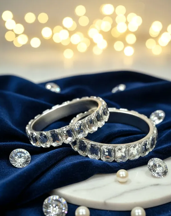 Silver_Premium_Quality_Shila_Kada_(Set_Of_2)_For_Women