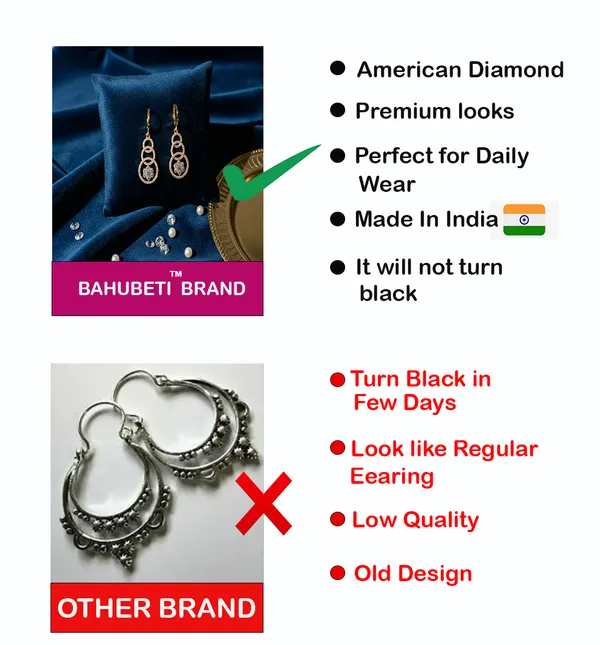Rose_Gold_American_Diamond_Sparkleaura_Earrings_For_Women