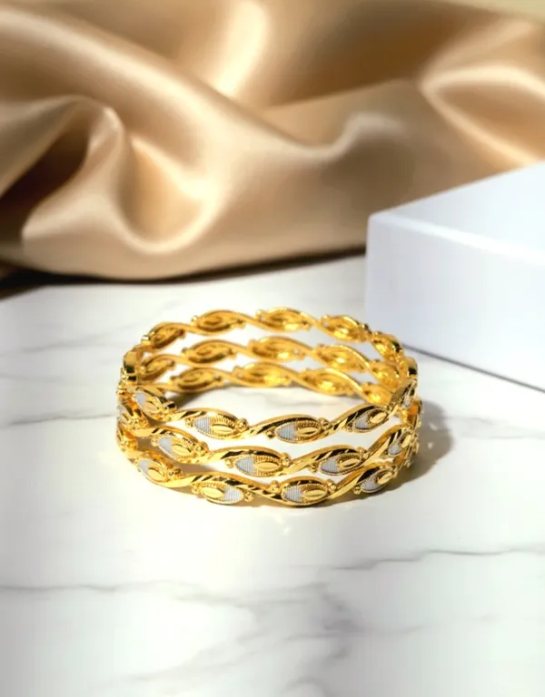 Golden_Premium_Quality_Sanita_Bangles_(Set_Of_4)_For_Women