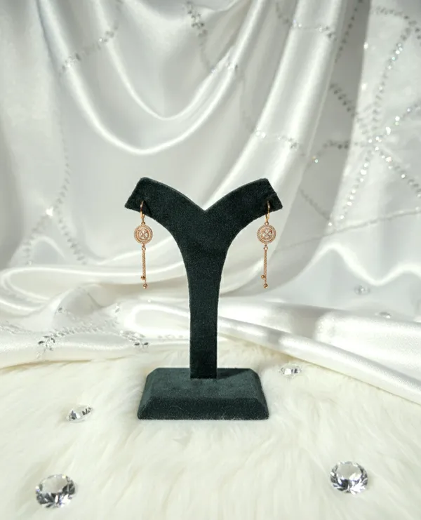 Rose_Gold_American_Diamond_Ranicharm_Earring_For_Women