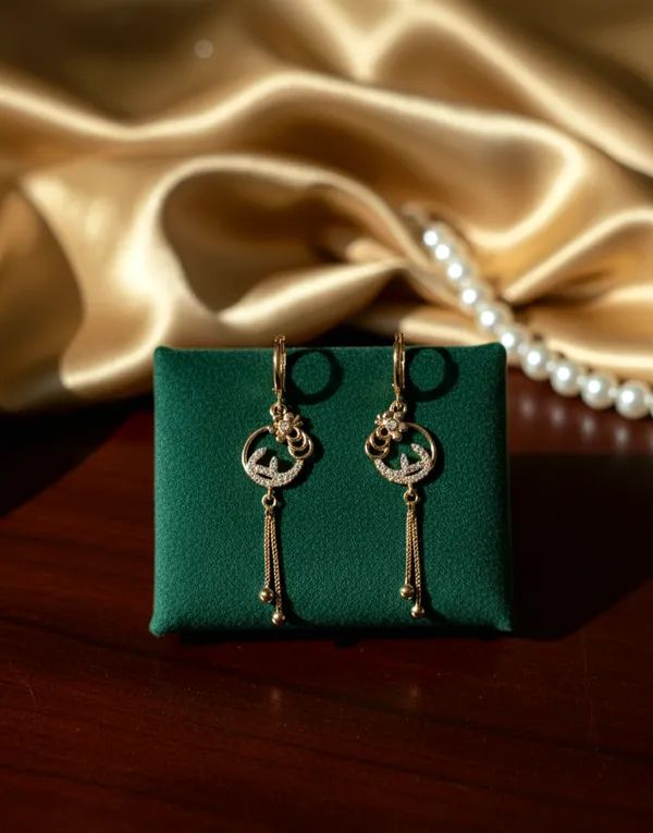 Buy_1_Get_1_Free_Rose_Gold_American_Diamond_Flashaura_Earrings_For_Women