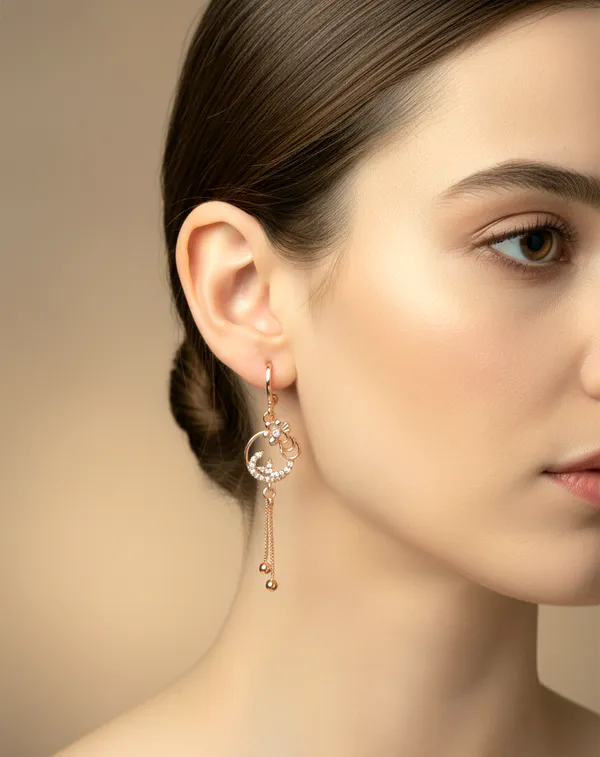 Buy_1_Get_1_Free_Rose_Gold_American_Diamond_Flashaura_Earrings_For_Women