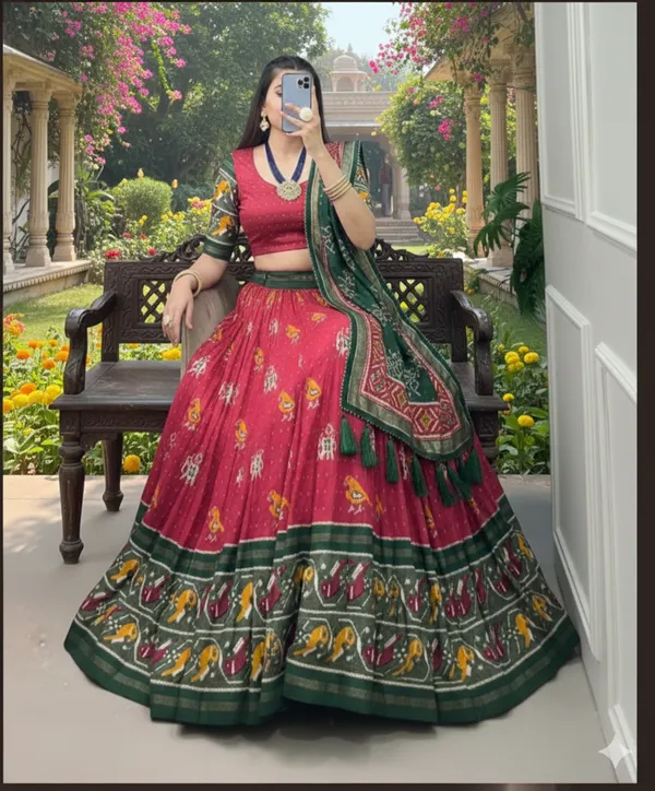 Red_Patola_Print_Traditional_Lehenga_Choli