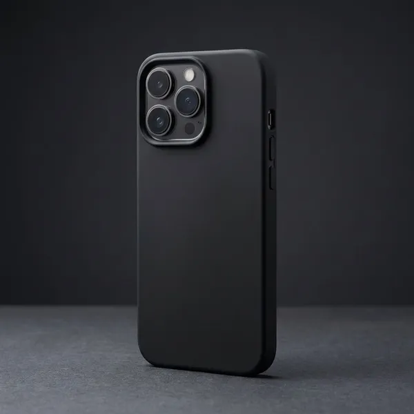 Premium_Soft_Silicone_Black_Case_Elegant_Scratch_Resistant_Cover_For_Iphone_14_Pro
