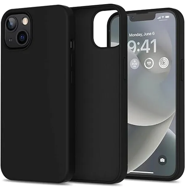 Silky_Smooth_Silicone_Black_Case_Comfort_Grip_Protection_For_Iphone_14_Plus