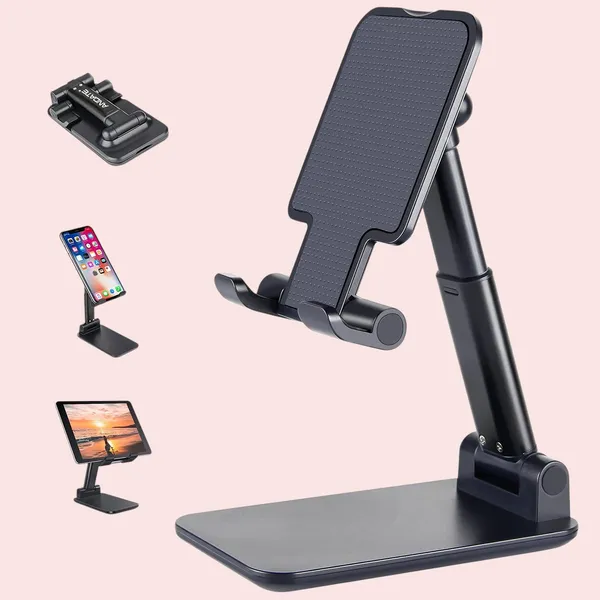 Foldable_Desktop_Phone_Holder_Height_Adjustable_Cell_Phone_Stand_For_Desk_135_Degree_Angle_Portable_Tablet_Cradle_For_Mobile_Phones_&_Tablets_India