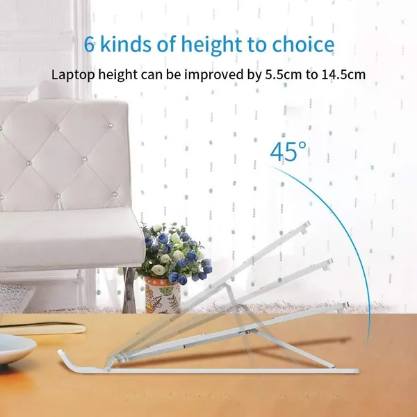 Foldable_Aluminum_Laptop_Stand_Adjustable_Height_55_155Mm_Portable_Tablet_Phone_Holder_For_10_15.6_Inch_Macbook_Ipad_Dell_Hp_Lenovo_Ergonomic_Desk_Stand_Silver
