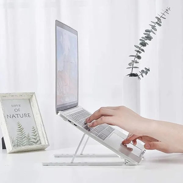 Foldable_Aluminum_Laptop_Stand_Adjustable_Height_55_155Mm_Portable_Tablet_Phone_Holder_For_10_15.6_Inch_Macbook_Ipad_Dell_Hp_Lenovo_Ergonomic_Desk_Stand_Silver