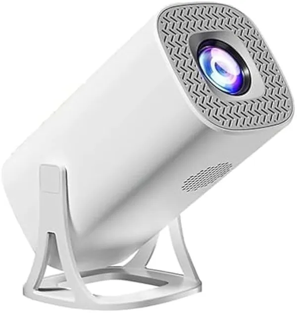 Mini_Projector_White_Cylindrical_Portable_Home_Theater_Led_Projector_Fhd_1080P_Support_Wireless_Mirroring_Remote_Control_Ideal_For_Android_Ios_Tv_Stick_Ps5