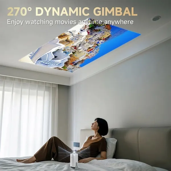 Mini_Projector_White_Cylindrical_Portable_Home_Theater_Led_Projector_Fhd_1080P_Support_Wireless_Mirroring_Remote_Control_Ideal_For_Android_Ios_Tv_Stick_Ps5