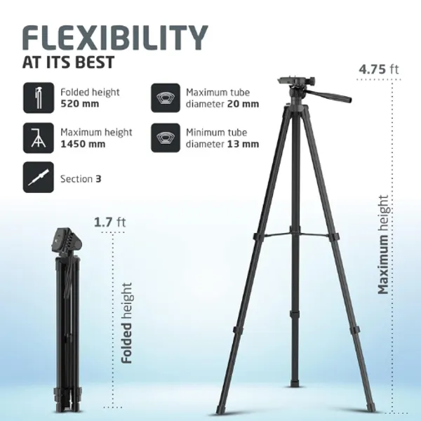 Black_Professional_3_Way_Head_Tripod_Utmost_Bubble_Level_Quick_Release_Portable_Lightweight_For_Dslr_Smartphone_Video_Shooting_Live_Stream
