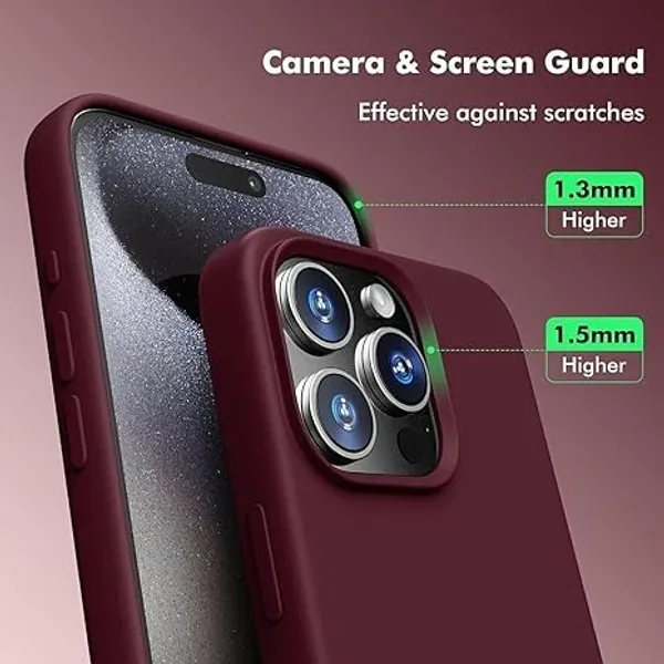 Ultimate_Maroon_Silky_Silicone_Case_Flagship_Shield_For_Iphone_16_Pro_Max
