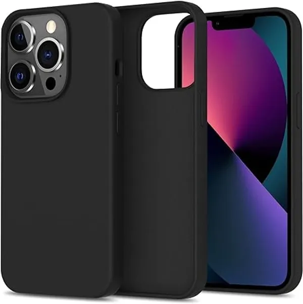 Premium_Soft_Silicone_Black_Case_Elegant_Scratch_Resistant_Cover_For_Iphone_14_Pro