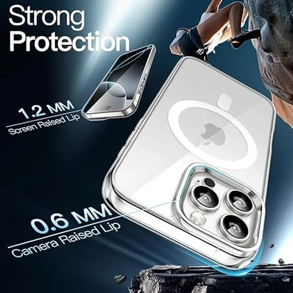 Iphone_16_Pro_Evoclear_Magsafe_Flawless_Transparent_Case_Eternal_Anti_Yellowing_For_Iphone