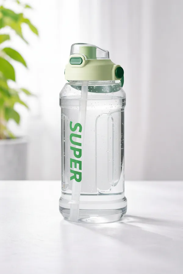 Green_Plastic_Water_Bottle_Premium_Large-Capacity_Water_Cup_For_Everyone,_Kids_,_Man_And_Women