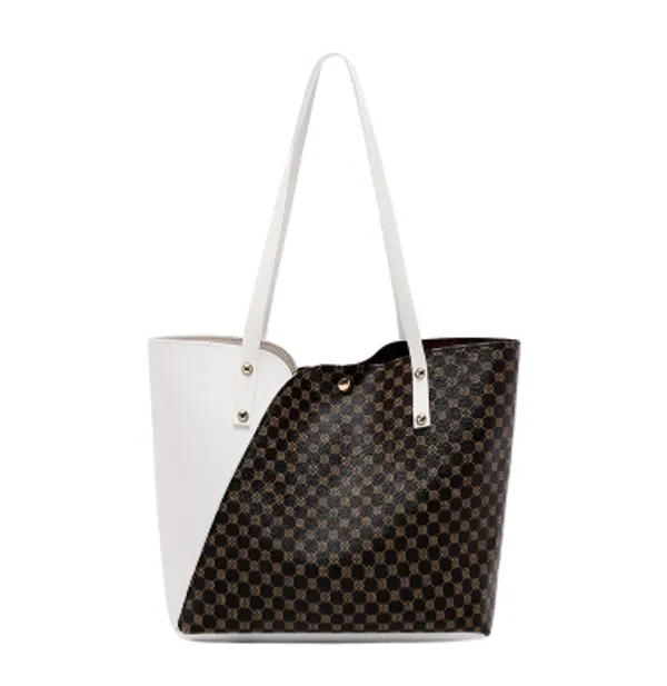 White_With_Coffee_Pu_Leather_Premium_Women_Hand_Bag_For_Everyone,_Kids_,_Man_And_Women