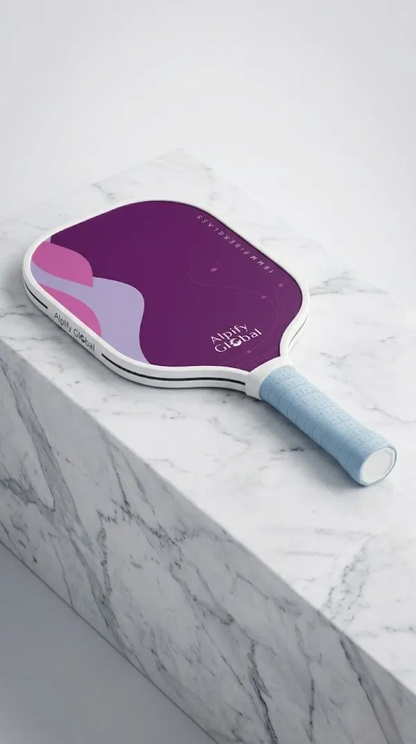 Alpify_Pro_Pickleball_Paddle_with_2_Balls_–_Magenta_Pink_/_Light_Pink_Gradient_(Fiberglass_|_16mm_Core)