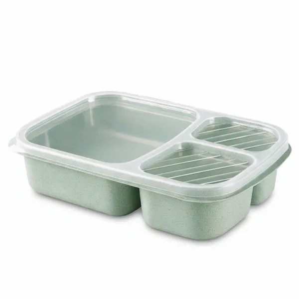 Green_Plastic_Lunch_Box_Premium_Candy_Compartmented_Non-Odor_Lunch_Box_Four-Compartment_For_Everyone,_Kids_,_Man_And_Women