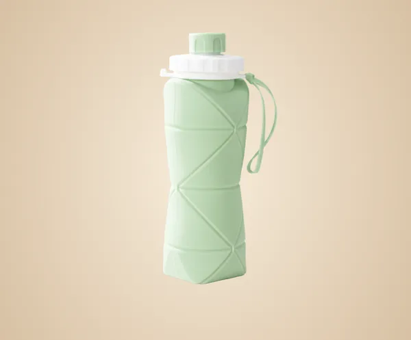 Green_Plastic_Water_Bottle_Premium_Silicone_Folding_Water_Cup_Portable_For_Everyone,_Kids_,_Man_And_Women