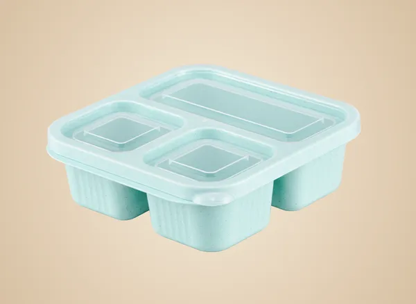 Green_Plastic_Lunch_Box_Premium_Candy_Compartmented_Non-Odor_Lunch_Box_Four-Compartment_For_Everyone,_Kids_,_Man_And_Women