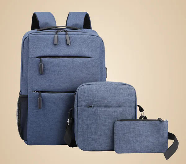 Dark_Blue_Polyster_Oxford_Premium_Cross-Border_Casual_Men'S_Backpack_Three-Piece_Outdoor_Charging_For_Everyone,_Kids_,_Man_And_Women