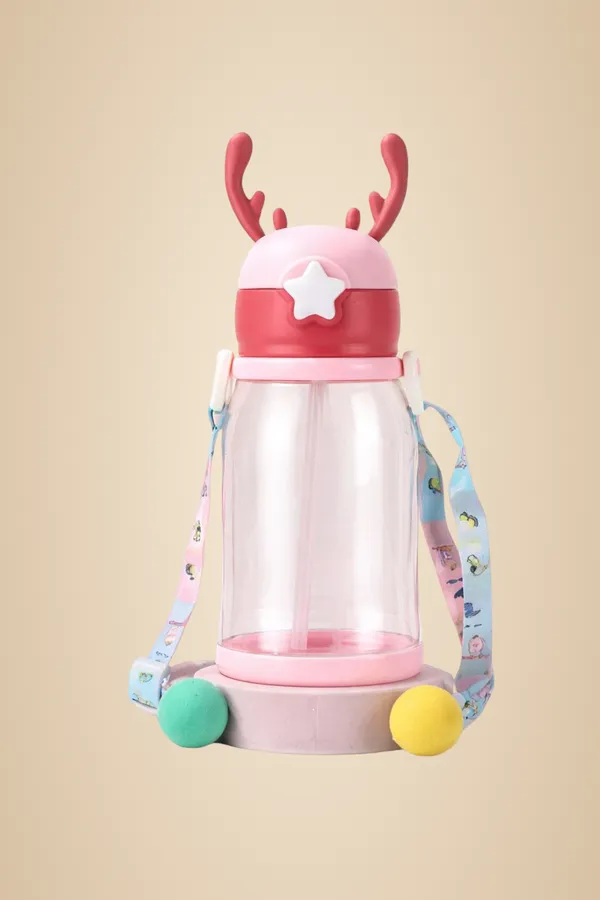Red_Single_Drinking_Cup_Plastic_Water_Bottle_Premium_Big_Belly_Cup_For_Everyone,_Kids_,_Man_And_Women