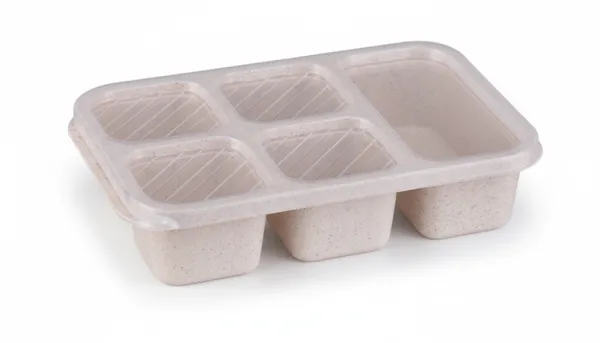 Beige_Plastic_Lunch_Box_Premium_Candy_Compartmented_Non-Odor_Lunch_Box_Four-Compartment_For_Everyone,_Kids_,_Man_And_Women